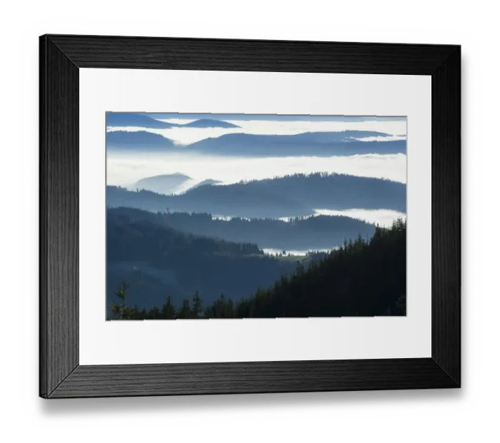 Framed Print : Wooded hills, fog, Seebach, Nordschwarzwald, Schwarzwald, Baden-Wurttemberg, Germany Framed Print : Wooded hills, fog, Seebach, Nordschwarzwald, Schwarzwald, Baden-Wurttemberg, Germany