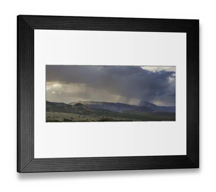 Framed Print : Rainy weather over the mountains in the evening, Mendoza province, Argentina Framed Print : Rainy weather over the mountains in the evening, Mendoza province, Argentina