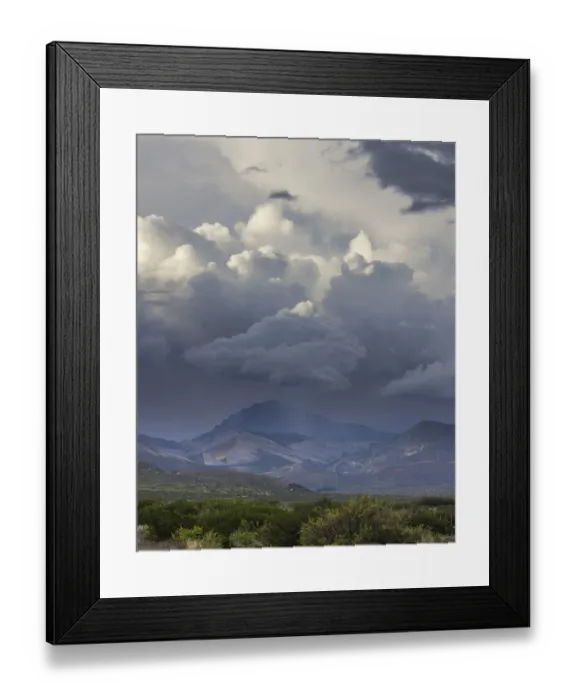 Framed Print : Rainy weather over the mountains in the evening, Mendoza province, Argentina Framed Print : Rainy weather over the mountains in the evening, Mendoza province, Argentina