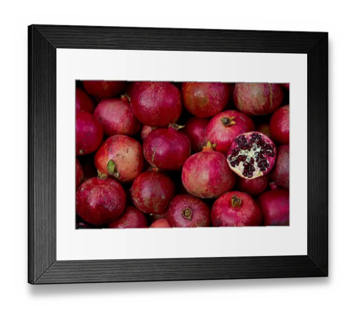 Framed Print : Pomegranates Framed Print : Pomegranates