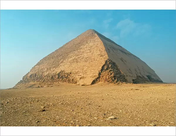 Sneferus Bent Pyramid, 2600 BC, Dahshur Necropolis, Dahshur, Egypt