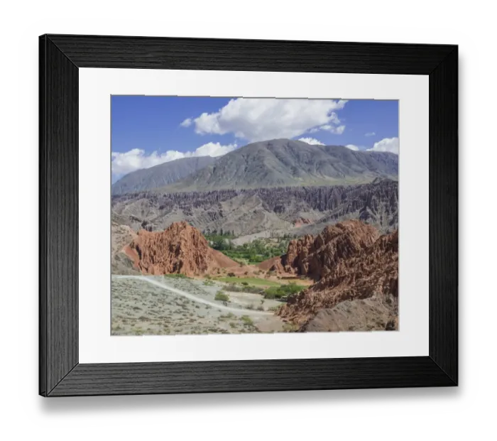 Framed Print : Colorful mineral-rich mountains, at Purmamarca, Jujuy Province, Argentina Framed Print : Colorful mineral-rich mountains, at Purmamarca, Jujuy Province, Argentina