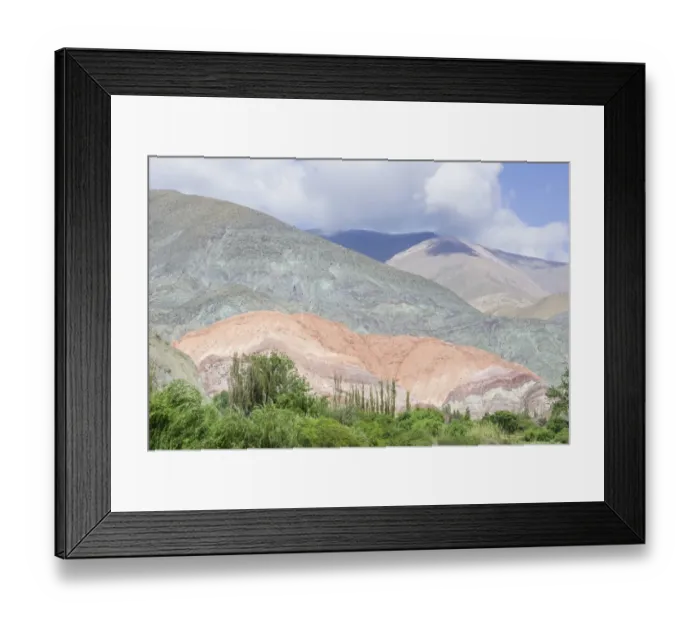 Framed Print : Cerro de los Siete Colores or Hill of Seven Colors, Jujuy Province, Argentina