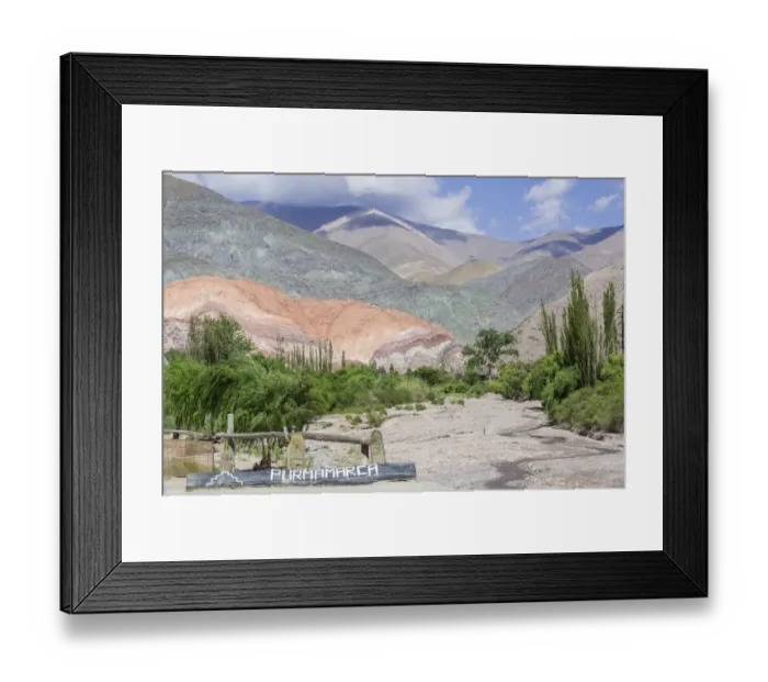 Framed Print : Cerro de los Siete Colores or Hill of Seven Colors, Jujuy Province, Argentina Framed Print : Cerro de los Siete Colores or Hill of Seven Colors, Jujuy Province, Argentina