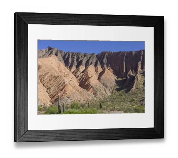 Framed Print : Colourful mountains near Tilcara, Jujuy Province, Argentina Framed Print : Colourful mountains near Tilcara, Jujuy Province, Argentina