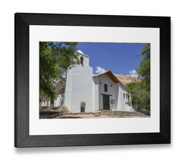 Framed Print : Church of Purmamarca, Jujuy Province, Argentina