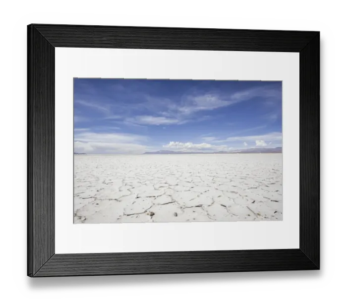 Framed Print : Salinas Grandes del Noroeste, Jujuy Province, Argentina