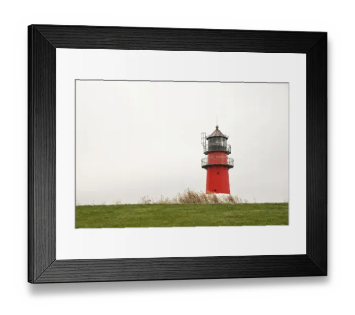 Framed Print : Lighthouse in the North Sea resort of Buesum, Busum, Dithmarschen, Schleswig-Holstein, Germany Framed Print : Lighthouse in the North Sea resort of Buesum, Busum, Dithmarschen, Schleswig-Holstein, Germany