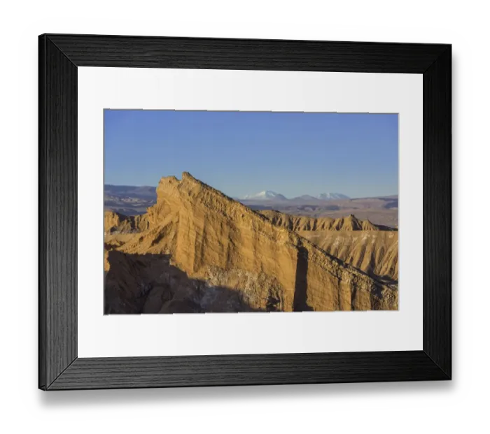 Framed Print : Valle de la Luna or Valley of the Moon in the evening light, San Pedro de Atacama, Antofagasta Region, Chile Framed Print : Valle de la Luna or Valley of the Moon in the evening light, San Pedro de Atacama, Antofagasta Region, Chile