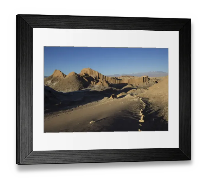 Framed Print : Sand dune in the Valle de la Luna or Valley of the Moon, San Pedro de Atacama, Antofagasta Region, Chile Framed Print : Sand dune in the Valle de la Luna or Valley of the Moon, San Pedro de Atacama, Antofagasta Region, Chile