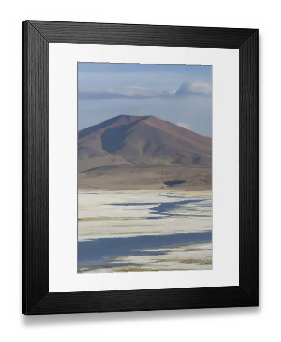 Framed Print : Salt lake Salar del Huasco, Pica, Tarapaca Region, Chile Framed Print : Salt lake Salar del Huasco, Pica, Tarapaca Region, Chile