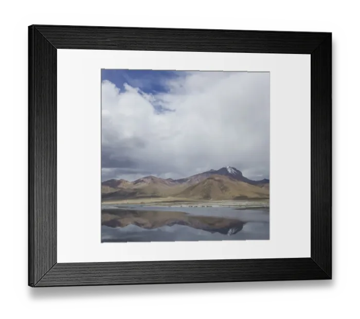 Framed Print : Salt lake Salar de Surire, Putre, Arica y Parinacota Region, Chile Framed Print : Salt lake Salar de Surire, Putre, Arica y Parinacota Region, Chile