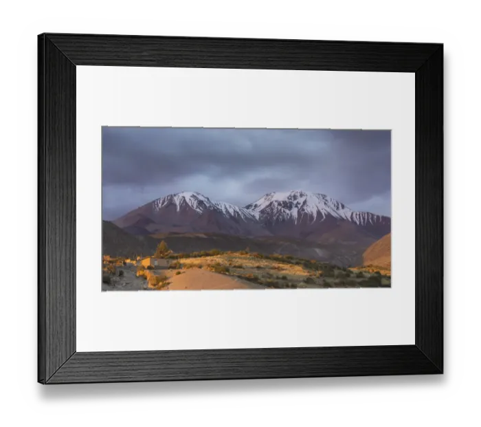 Framed Print : The Taapaca volcano in the last evening light, Putre, Arica and Parinacota Region, Chile Framed Print : The Taapaca volcano in the last evening light, Putre, Arica and Parinacota Region, Chile