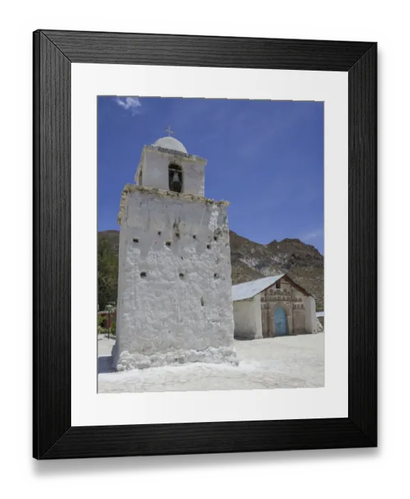 Framed Print : Church, Belen, Arica y Parinacota Region, Chile Framed Print : Church, Belen, Arica y Parinacota Region, Chile