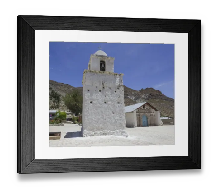 Framed Print : Church, Belen, Arica y Parinacota Region, Chile Framed Print : Church, Belen, Arica y Parinacota Region, Chile
