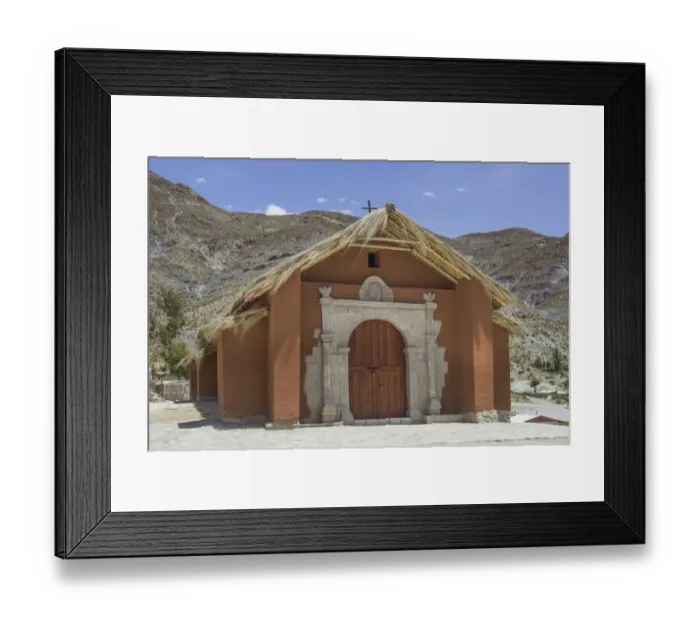 Framed Print : Church, Belen, Arica y Parinacota Region, Chile Framed Print : Church, Belen, Arica y Parinacota Region, Chile