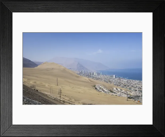 Framed Print : Cityscape, Iquique, Tarapaca Region, Chile Framed Print : Cityscape, Iquique, Tarapaca Region, Chile