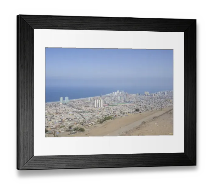 Framed Print : Cityscape, Iquique, Tarapaca Region, Chile Framed Print : Cityscape, Iquique, Tarapaca Region, Chile