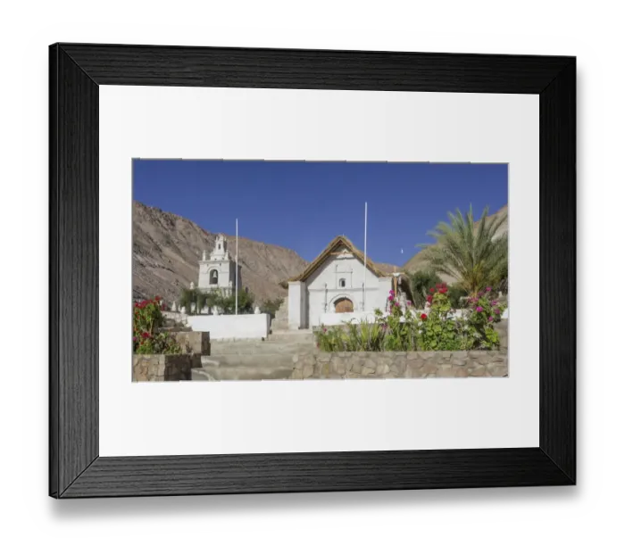 Framed Print : Church of San Pedro, Guanacagua, Arica y Parinacota Region, Chile Framed Print : Church of San Pedro, Guanacagua, Arica y Parinacota Region, Chile