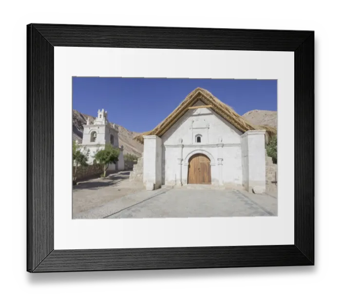 Framed Print : Church of San Pedro, Guanacagua, Arica y Parinacota Region, Chile Framed Print : Church of San Pedro, Guanacagua, Arica y Parinacota Region, Chile