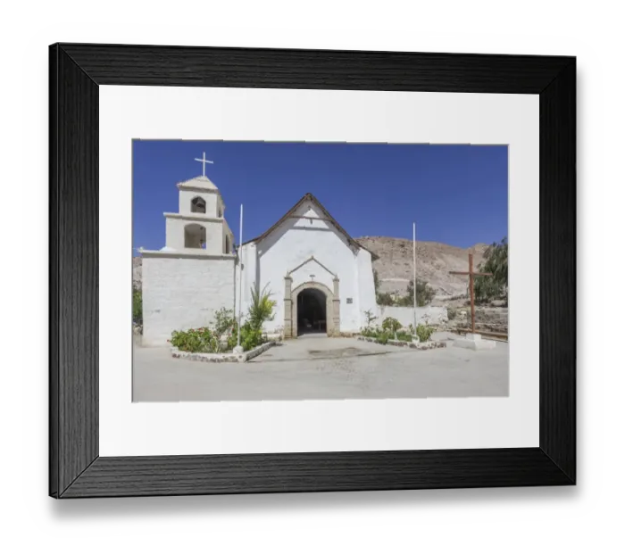 Framed Print : Church, Codpa, Arica y Parinacota Region, Chile Framed Print : Church, Codpa, Arica y Parinacota Region, Chile