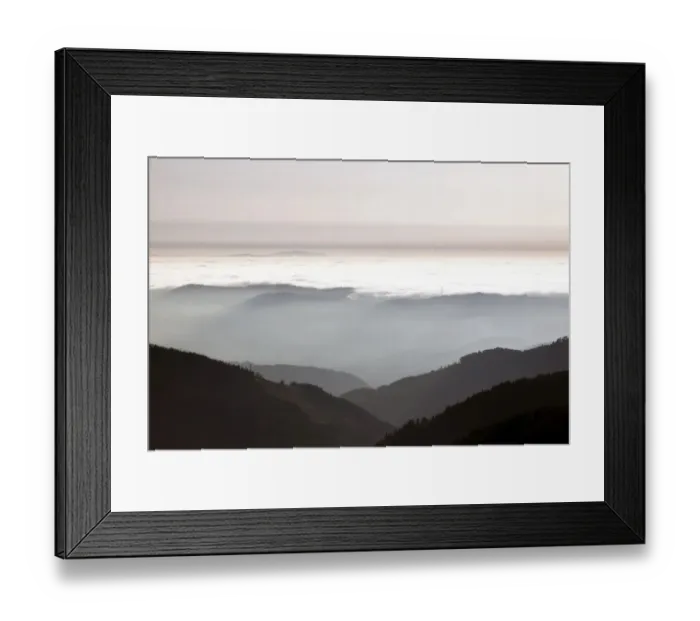 Framed Print : View from Feldberg Mountain over the Rhine Valley with atmospheric inversion, Black Forest, Baden-Wuerttemberg, Germany, Europe Framed Print : View from Feldberg Mountain over the Rhine Valley with atmospheric inversion, Black Forest, Baden-Wuerttemberg, Germany, Europe
