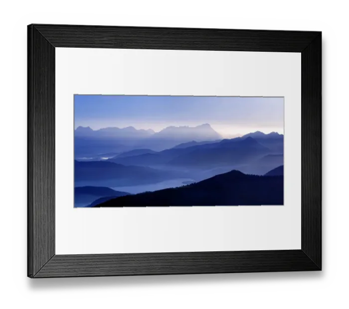 Framed Print : View from the Brauneck on the Jachenau with Walchensee and Zugspitze with Wetterstein range, Lenggries, Upper Bavaria, Bavaria, Germany Framed Print : View from the Brauneck on the Jachenau with Walchensee and Zugspitze with Wetterstein range, Lenggries, Upper Bavaria, Bavaria, Germany