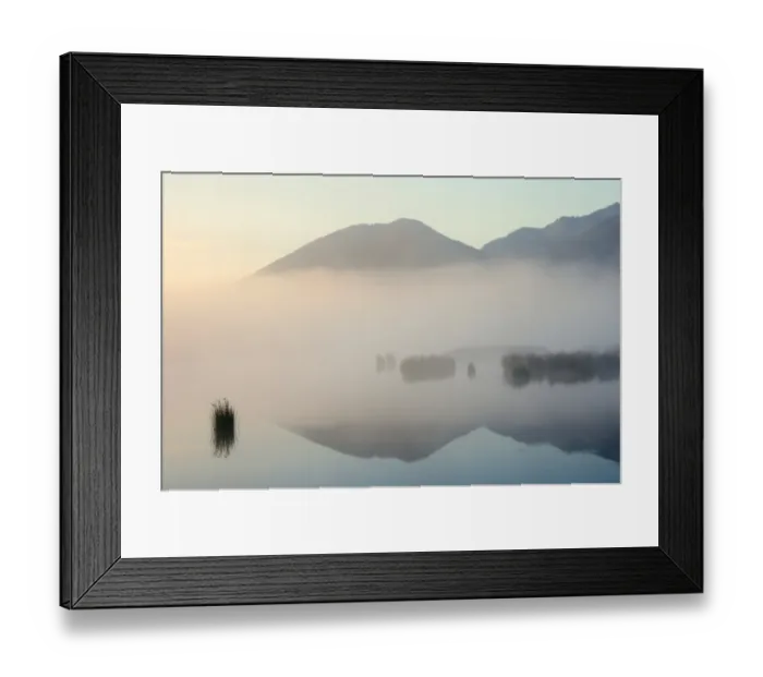 Framed Print : Moorland with morning fog, alpine foothills, Grundbeckenmoor marsh, Nicklheim, Bavaria, Germany, Europe Framed Print : Moorland with morning fog, alpine foothills, Grundbeckenmoor marsh, Nicklheim, Bavaria, Germany, Europe