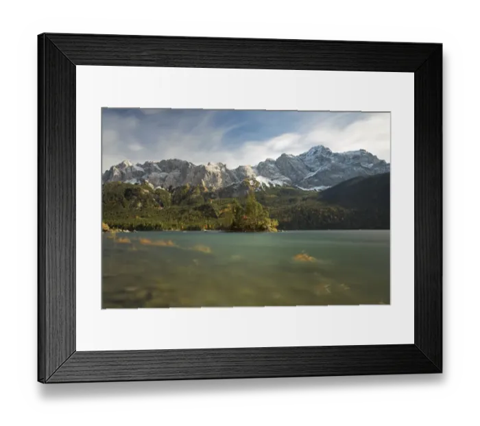 Framed Print : Foehn storm at Eibsee Lake with Mt Zugspitze, Bavaria, Germany, Europe Framed Print : Foehn storm at Eibsee Lake with Mt Zugspitze, Bavaria, Germany, Europe