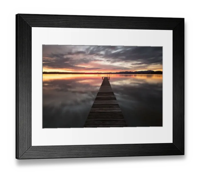 Framed Print : Morning Mood, jetty at Lake Starnberg near Tutzing, Bavaria, Germany, Europe, PublicGround Framed Print : Morning Mood, jetty at Lake Starnberg near Tutzing, Bavaria, Germany, Europe, PublicGround