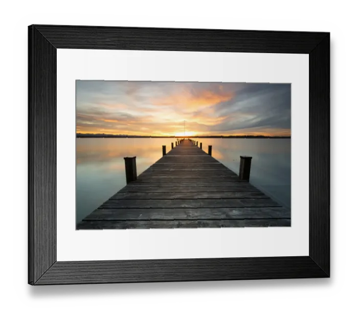 Framed Print : Jetty, sunset on Lake Starnberg at Ambach, Bavaria, Germany, Europe, PublicGround Framed Print : Jetty, sunset on Lake Starnberg at Ambach, Bavaria, Germany, Europe, PublicGround