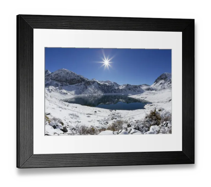 Framed Print : Winter landscape, Formarinsee, Dals, Lechquellengebirge, Vorarlberg, Austria Framed Print : Winter landscape, Formarinsee, Dals, Lechquellengebirge, Vorarlberg, Austria