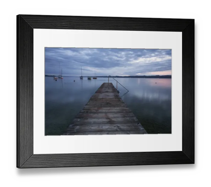 Framed Print : Early morning view of jetty, Lake Starnberg at Seeshaupt, Bavaria, Germany, Europe, PublicGround Framed Print : Early morning view of jetty, Lake Starnberg at Seeshaupt, Bavaria, Germany, Europe, PublicGround