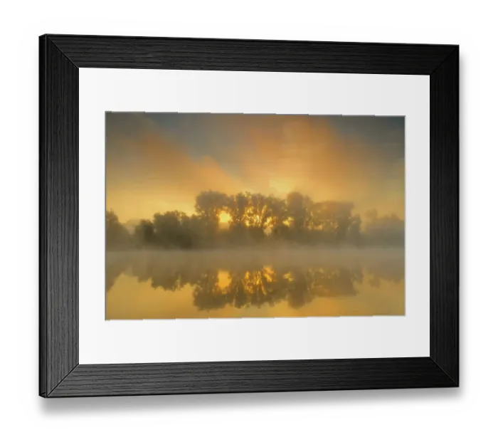 Framed Print : Sunrise on a meander of the Rhine, Xanten, Lower Rhine, Germany Framed Print : Sunrise on a meander of the Rhine, Xanten, Lower Rhine, Germany