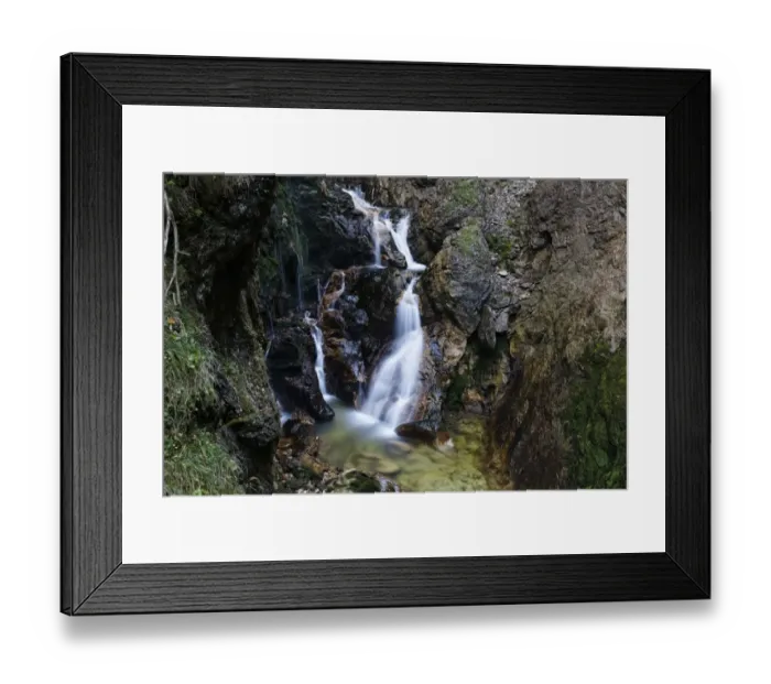 Framed Print : Waterfall in the Wasserlochklamm gorge near Palfau, Liezen, Upper Styria, Styria, Austria, Europe Framed Print : Waterfall in the Wasserlochklamm gorge near Palfau, Liezen, Upper Styria, Styria, Austria, Europe