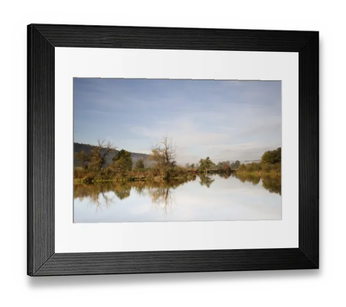 Framed Print : Backwater of the Altmuehl River in autumn, Kottingworth, Bavaria, Germany Framed Print : Backwater of the Altmuehl River in autumn, Kottingworth, Bavaria, Germany