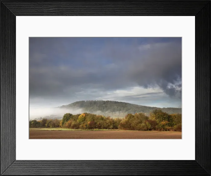 Framed Print : Fog in Altmuehl Valley in autumn, near Berching, Bavaria, Germany Framed Print : Fog in Altmuehl Valley in autumn, near Berching, Bavaria, Germany