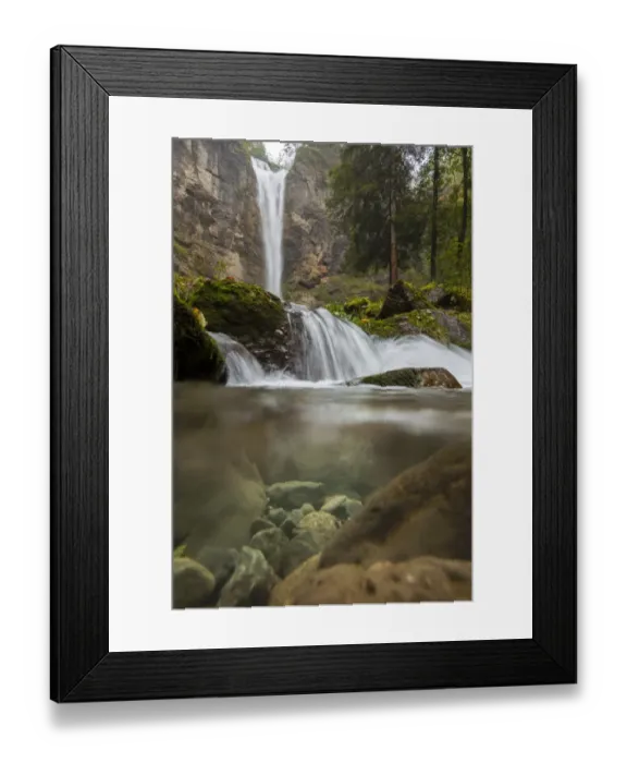Framed Print : Leuenfall, waterfall in Alpstein, Appenzell, Switzerland, Europe Framed Print : Leuenfall, waterfall in Alpstein, Appenzell, Switzerland, Europe