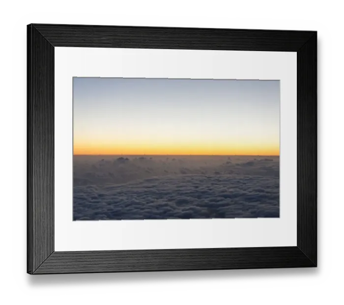 Framed Print : Aerial view, sunrise, red sky over a sea of clouds, La Reunion, Reunion, France Framed Print : Aerial view, sunrise, red sky over a sea of clouds, La Reunion, Reunion, France