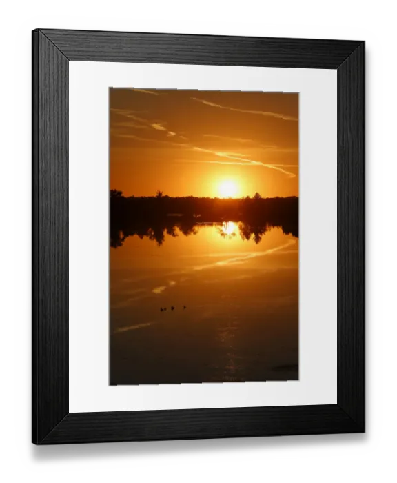 Framed Print : Sunset, Detroit Lakes, Minnesota, v Framed Print : Sunset, Detroit Lakes, Minnesota, v