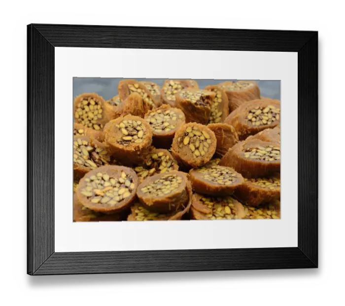 Framed Print : Baklava, Turkish sweets, Istanbul, European side, Istanbul Province, Turkey, European side Framed Print : Baklava, Turkish sweets, Istanbul, European side, Istanbul Province, Turkey, European side