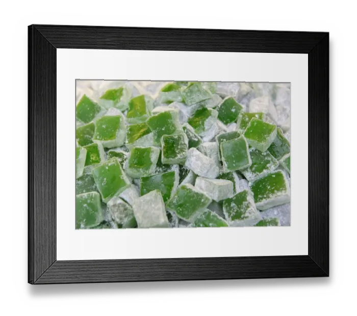 Framed Print : Turkish Delight or Lokum, Turkish sweets, Istanbul, European side, Istanbul Province, Turkey, European side
