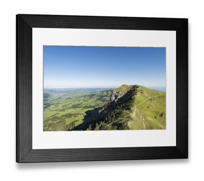 Framed Print : View of the Appenzellerland region as seen from Hoher Kasten mountain, 1794m, Kamor mountain, 1751m, on the right, canton of Appenzell Inner-Rhodes, Switzerland, Europe Framed Print : View of the Appenzellerland region as seen from Hoher Kasten mountain, 1794m, Kamor mountain, 1751m, on the right, canton of Appenzell Inner-Rhodes, Switzerland, Europe