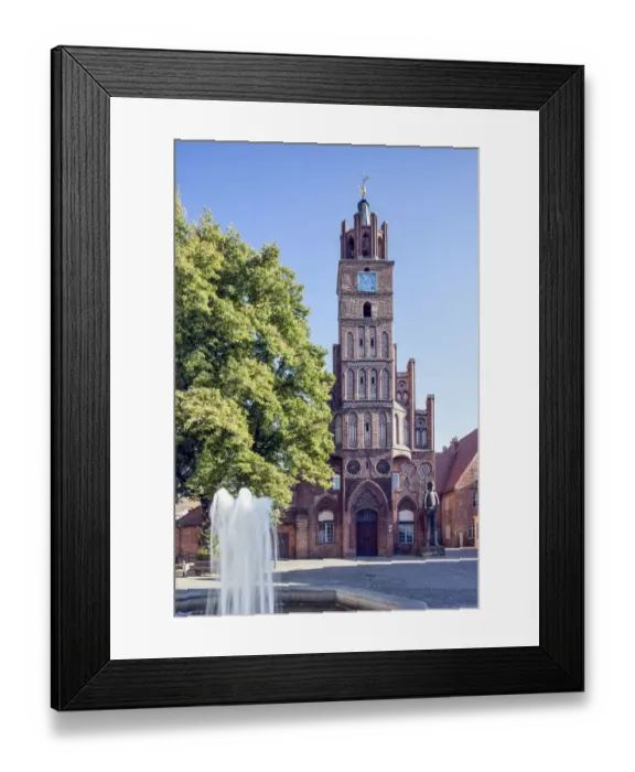 Framed Print : Old Town or Altstadtisches Rathaus Town Hall, Altstadter Markt, Brandenburg an der Havel, Brandenburg, Germany Framed Print : Old Town or Altstadtisches Rathaus Town Hall, Altstadter Markt, Brandenburg an der Havel, Brandenburg, Germany