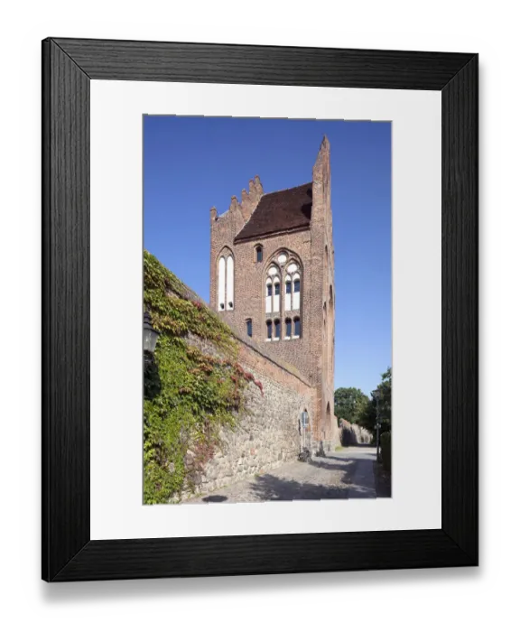 Framed Print : Treptower Tor, outer gate, city gate of the medieval fortifications, Four Gates City, Neubrandenburg, Mecklenburg-Western Pomerania, Germany Framed Print : Treptower Tor, outer gate, city gate of the medieval fortifications, Four Gates City, Neubrandenburg, Mecklenburg-Western Pomerania, Germany