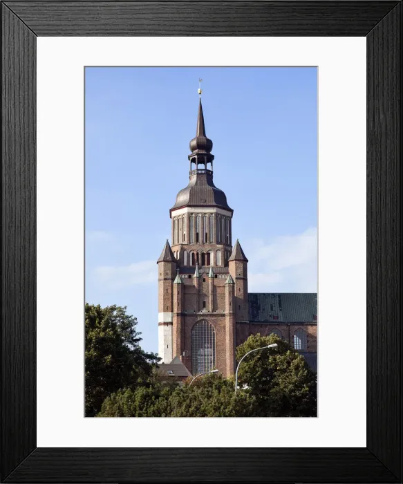 Framed Print : St. Marys Church from 1298, old town, Stralsund, Mecklenburg-Western Pomerania, Germany Framed Print : St. Marys Church from 1298, old town, Stralsund, Mecklenburg-Western Pomerania, Germany