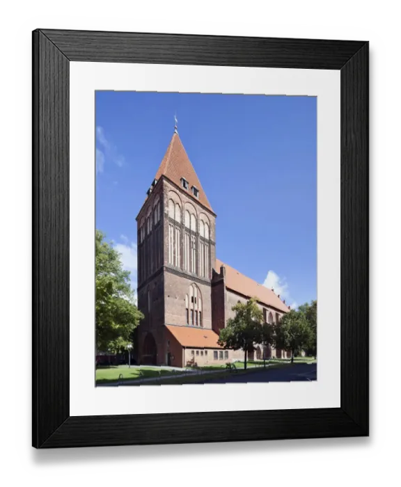 Framed Print : St. Jacobi Church, 12th - 13th century, Hanseatic City of Greifswald, Mecklenburg-Western Pomerania, Germany Framed Print : St. Jacobi Church, 12th - 13th century, Hanseatic City of Greifswald, Mecklenburg-Western Pomerania, Germany