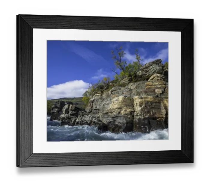 Framed Print : Rocky gorge portion of the Abiskojakka river, Abisko National Park, Norrbotten County, Sweden Framed Print : Rocky gorge portion of the Abiskojakka river, Abisko National Park, Norrbotten County, Sweden