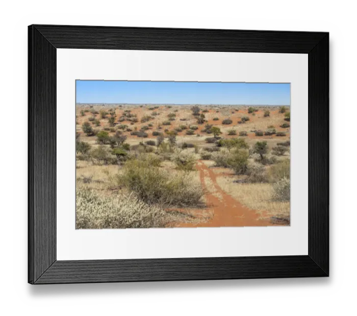 Framed Print : Wide landscape, Kalahari, Namibia Framed Print : Wide landscape, Kalahari, Namibia