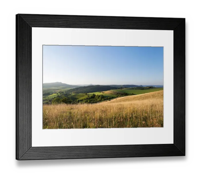 Framed Print : View of the volcanic landscape of the Hegau region with the mountains Hohenstoffeln, Hohenhewen and Hohenkraehen, from left, Baden-Wuerttemberg, Germany, Europe Framed Print : View of the volcanic landscape of the Hegau region with the mountains Hohenstoffeln, Hohenhewen and Hohenkraehen, from left, Baden-Wuerttemberg, Germany, Europe